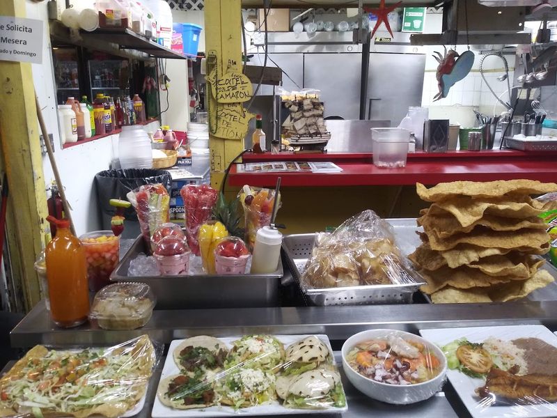 Authentic Mexican Food Stalls Scattered Throughout