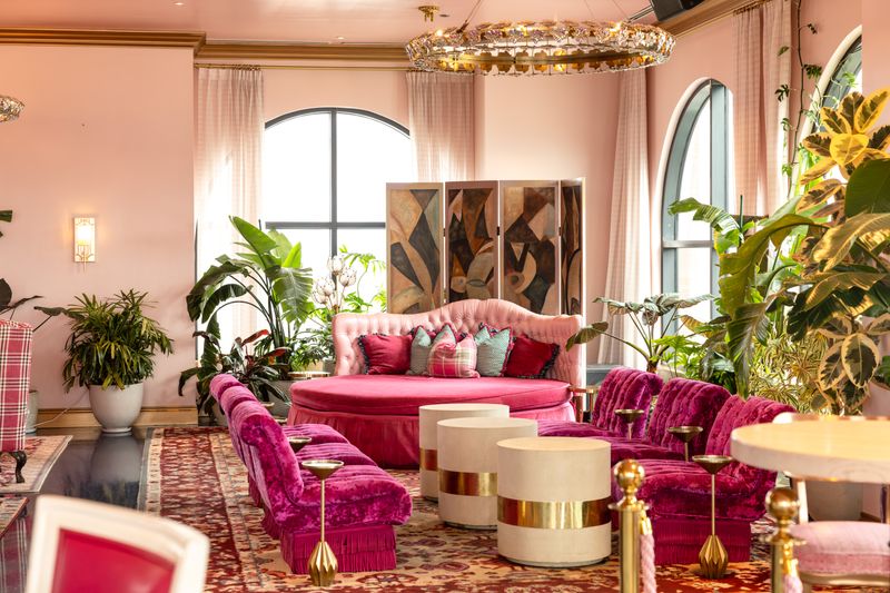 A Pink Rooftop Bar in Nashville Inspired by Dolly Parton