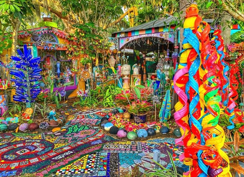 Quirky Courtyard Installations