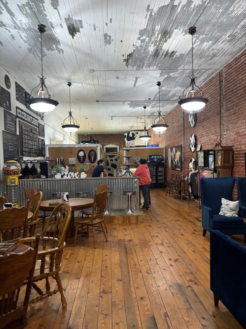 The vintage parlor atmosphere makes you want to linger