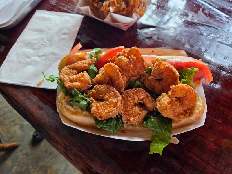 Fried Shrimp and the Po' Boy