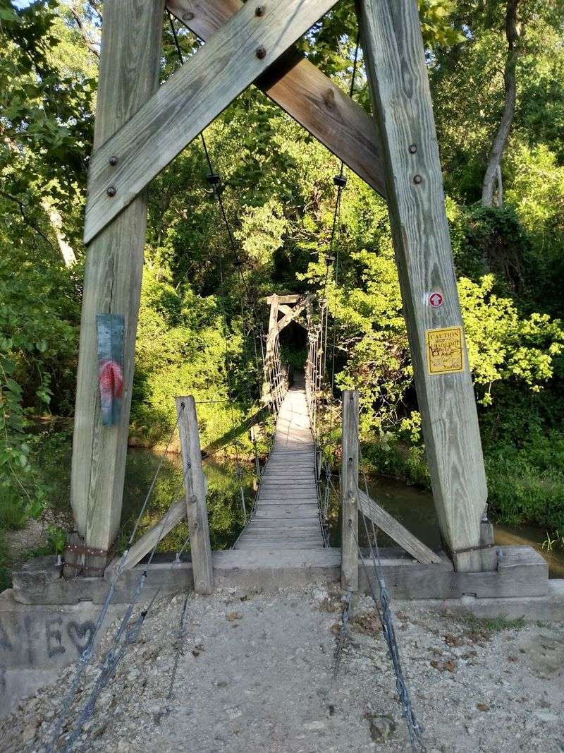 The Missing Suspension Bridge