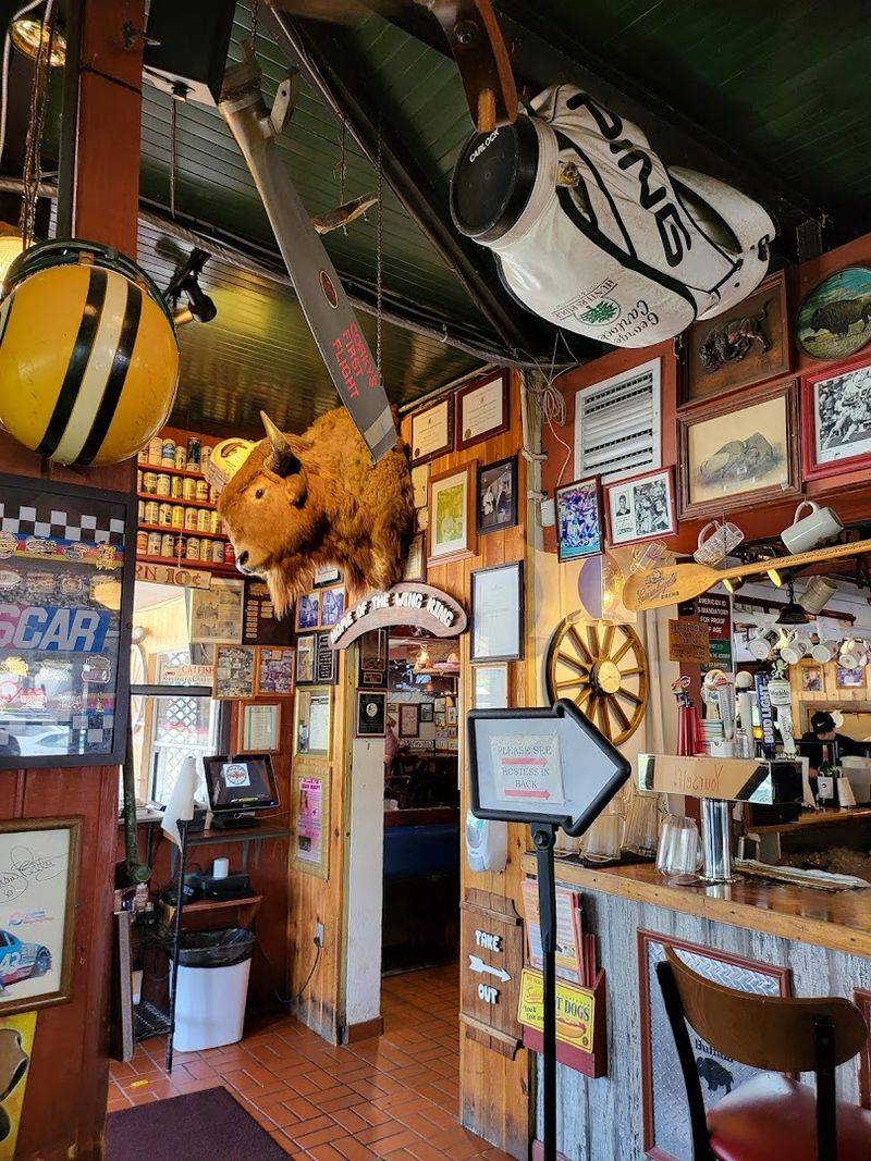 The Buffalo-Themed Atmosphere That's Either Perfect or Overwhelming