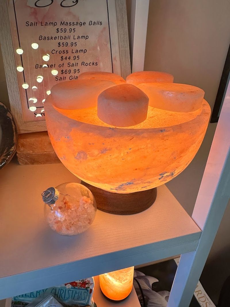 Thoughtful Touches Like Salt Lamps and Gift Options