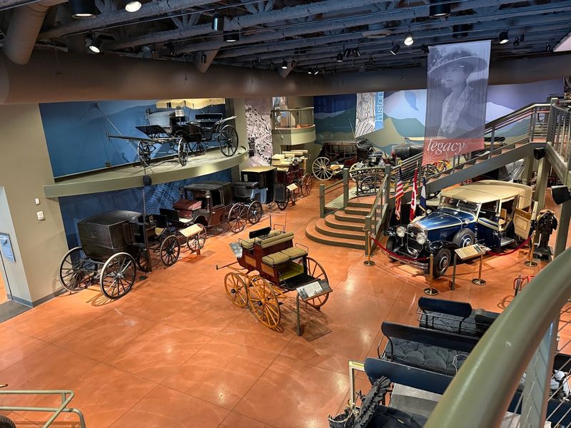 A museum where horse-drawn elegance meets mountain racing