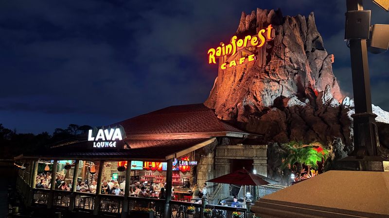 The Volcanic Entrance at Disney Springs