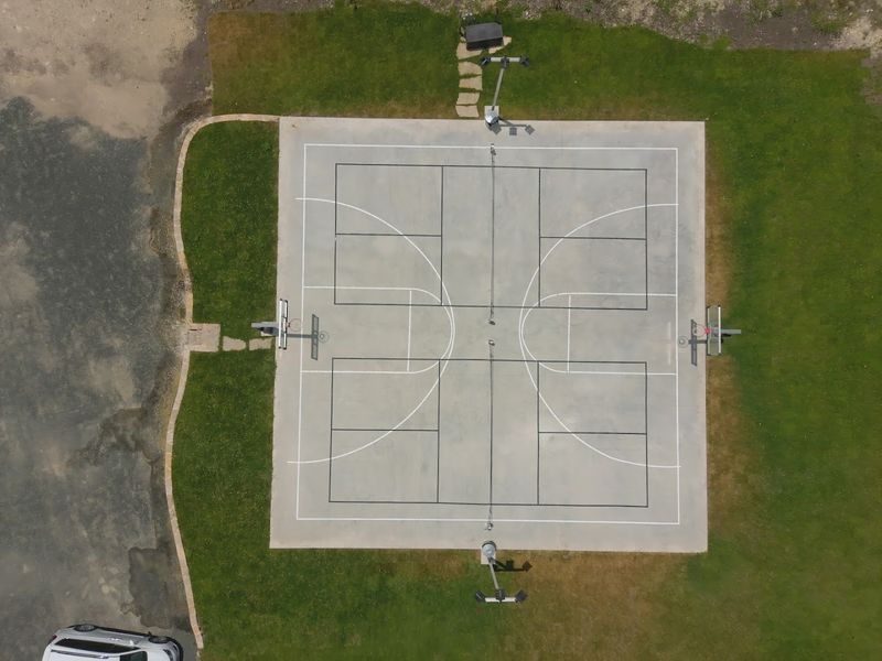 Pickleball and Basketball by the Water