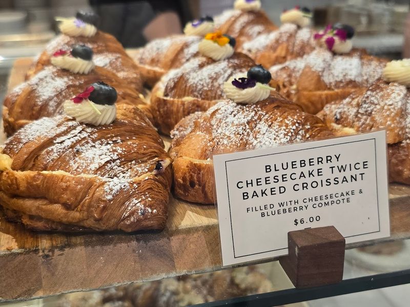 Blueberry Cheesecake Twice Baked Croissant Worth Every Penny