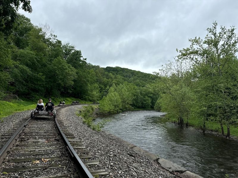 A scenic ride along the Lackawaxen River