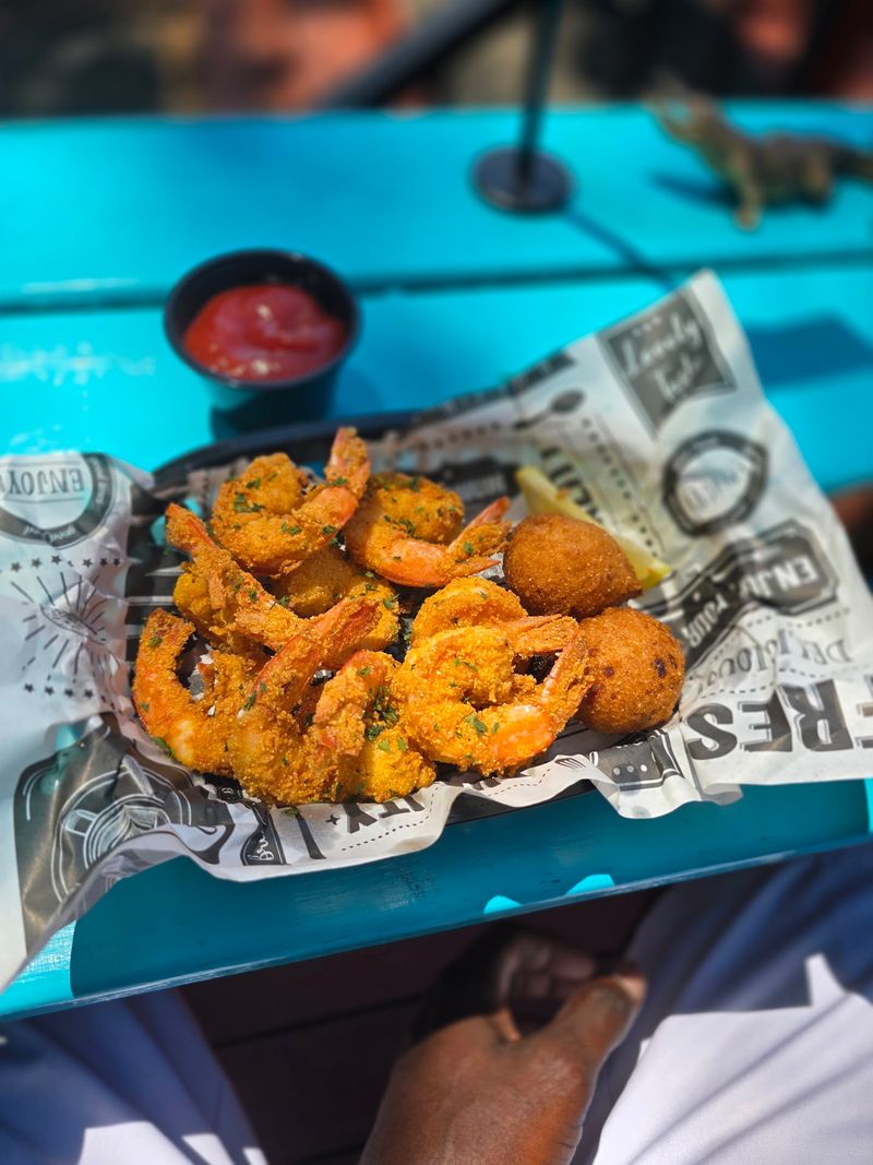 Shrimp Po-Boys, Fried Okra, and Peel-and-Eat Plates
