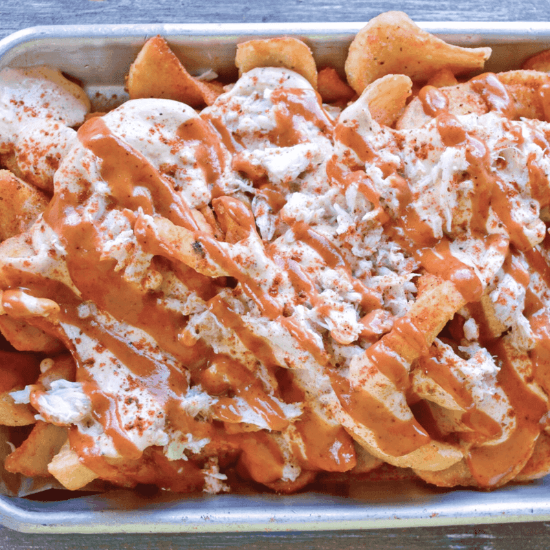 Crabby Fries Loaded With Cheesy Goodness