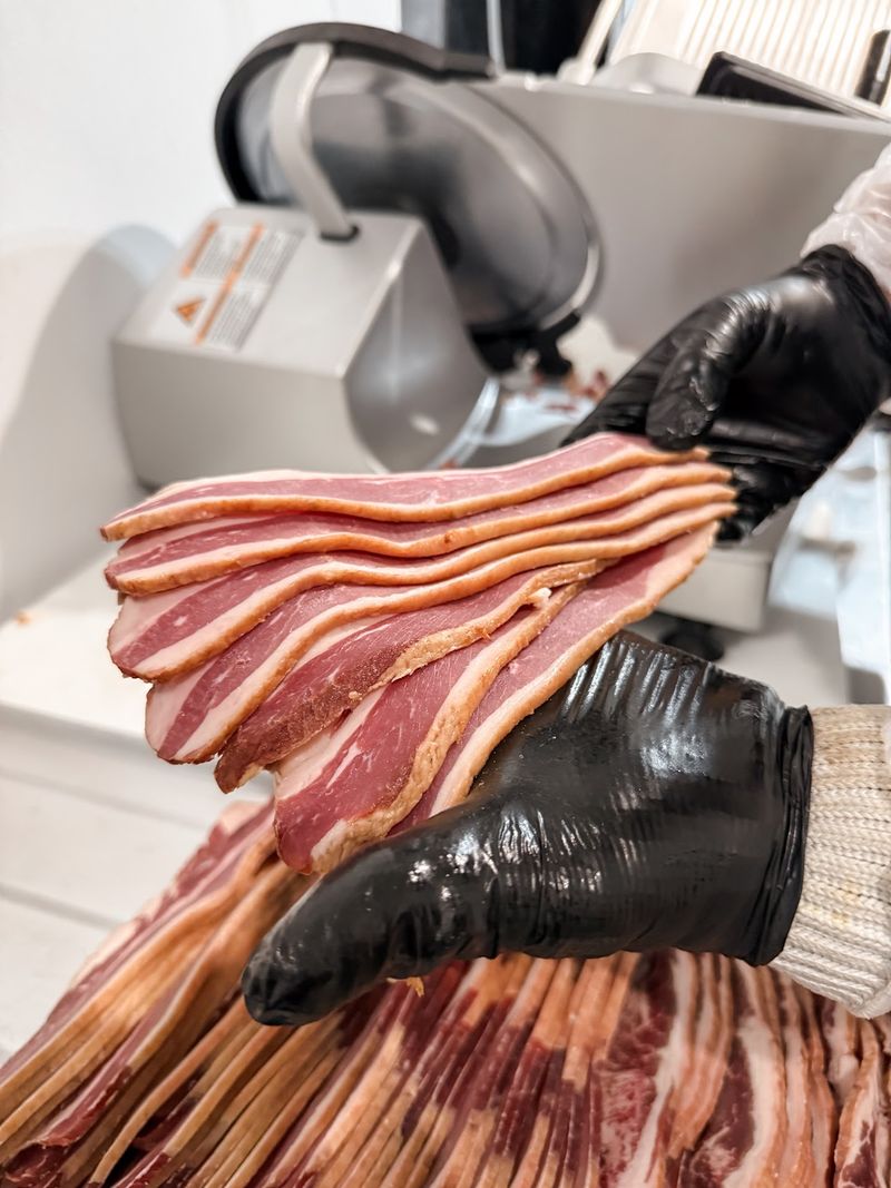 Bacon Sliced While You Watch