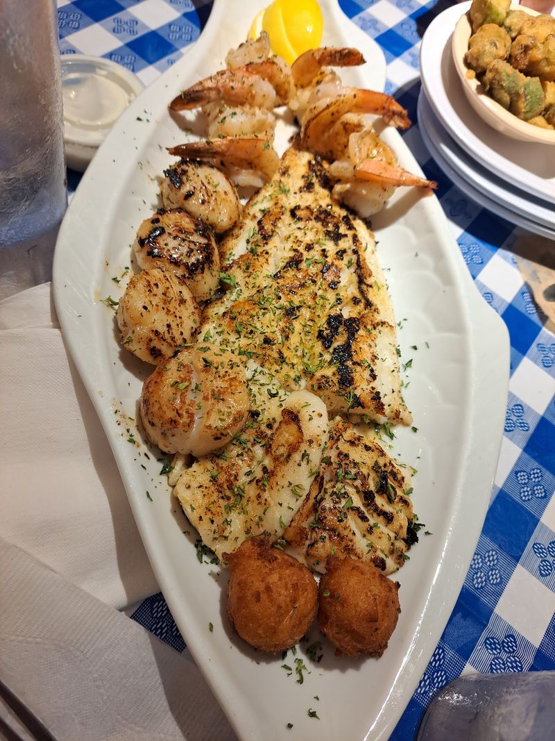 Crab Cakes and the Fisherman's Platter