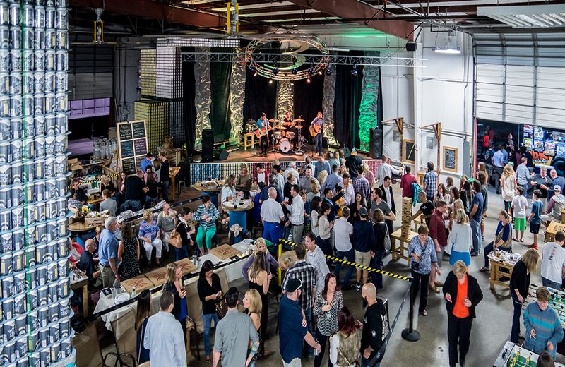 This Spooky St. Petersburg Brewery Has Burgers, Booze, and Seriously Big Vibes