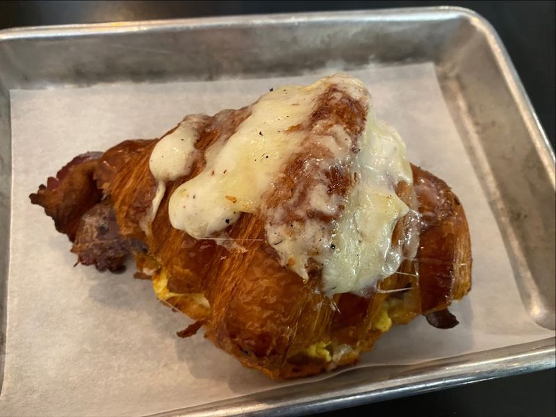 Ham and Gruyere Croissant Sandwich