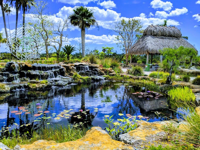 Welcome Plaza and Kapnick Caribbean Garden