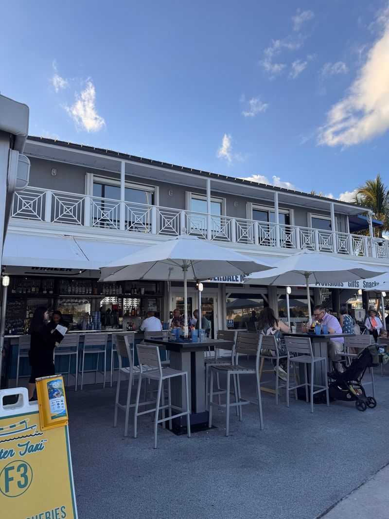 Dockside Casual Seating and Live Music