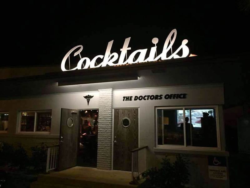 A Former Medical Office Turned Cocktail Haven