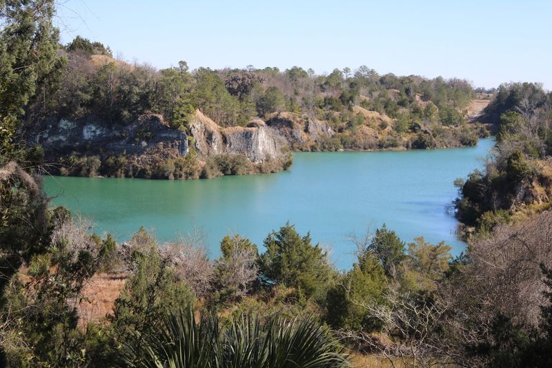 The Quarry Lake's Turquoise Waters