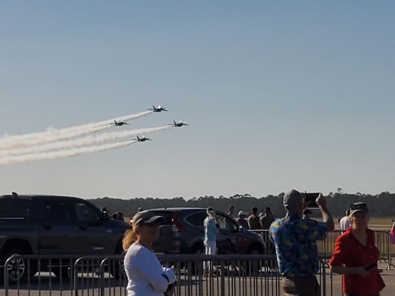 Blue Angel Parkway Walmart Parking Lot