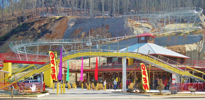 Goats On The Roof Alpine Coaster, Pigeon Forge
