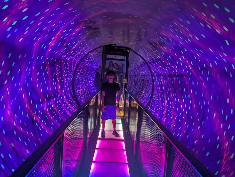 Laser Tag in a Glow-in-the-Dark Arena