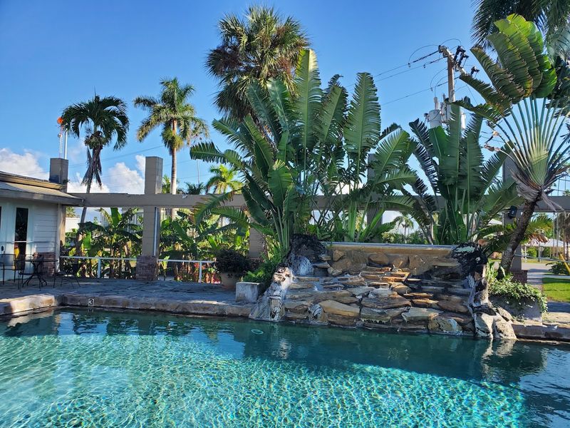 A Pool That Floats Between Eras