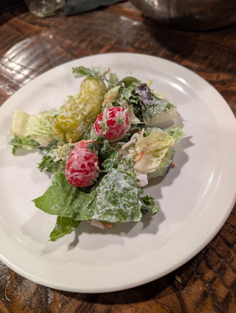 Garlic Bread and Bottomless Salad