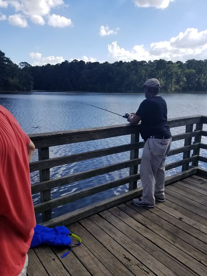 Fishing Spots Along the Lake and Pier