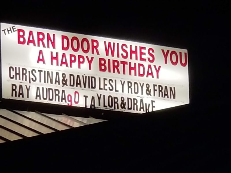 Birthday Marquee Tradition Lives On