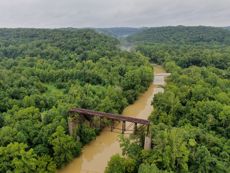 Towering Above the New River