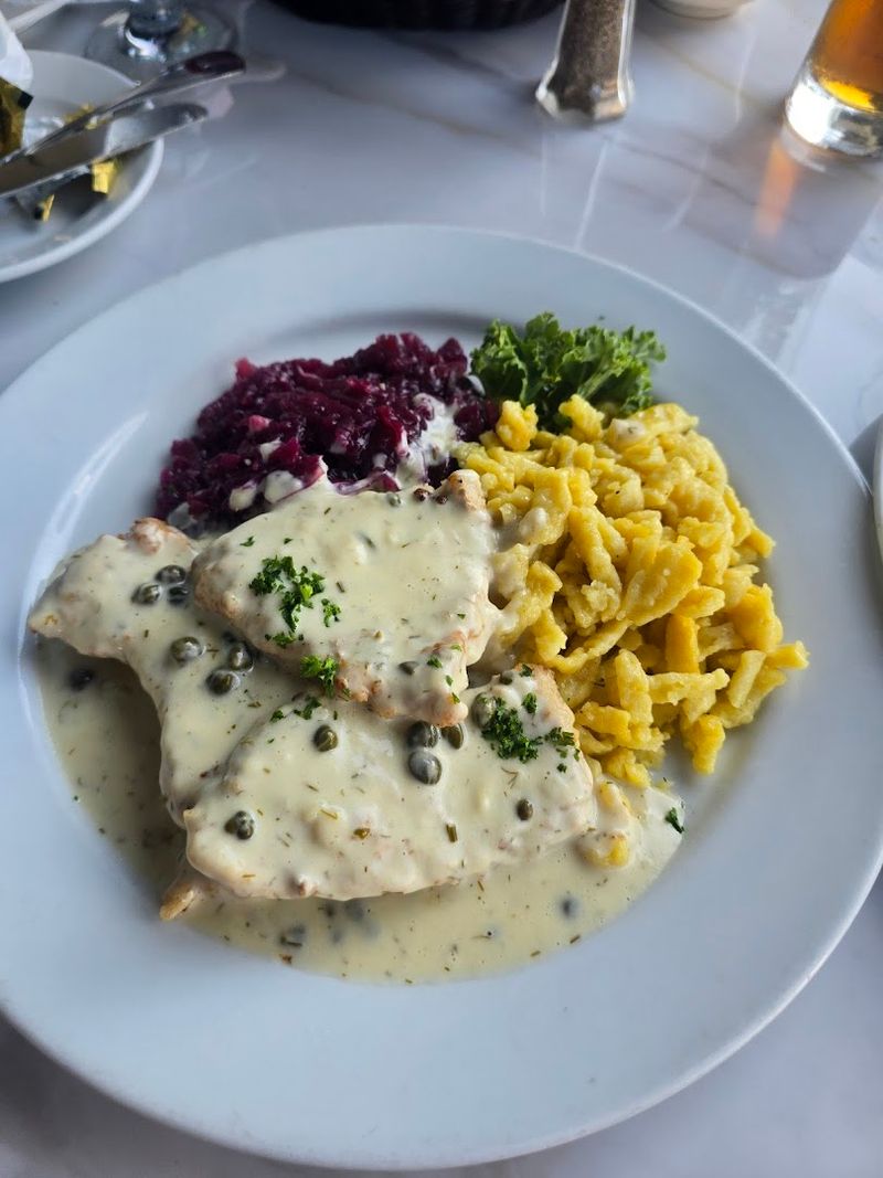 Rouladen with Spätzle and Rotkohl