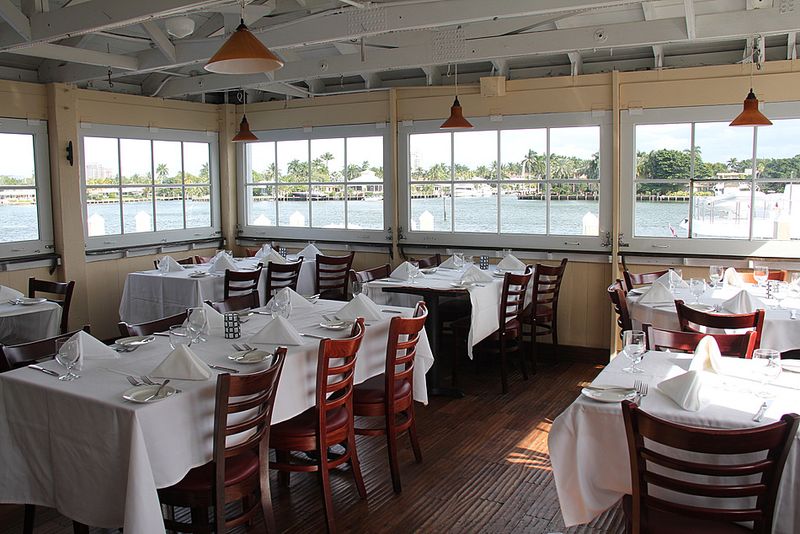 Upstairs Dining With Water Views
