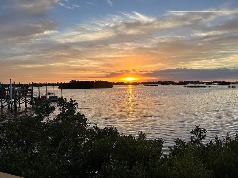 A Sunset Stage That Nature Built