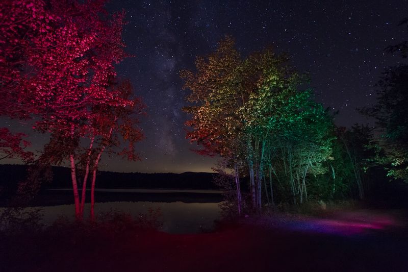 Stargazing Under Adirondack Darkness