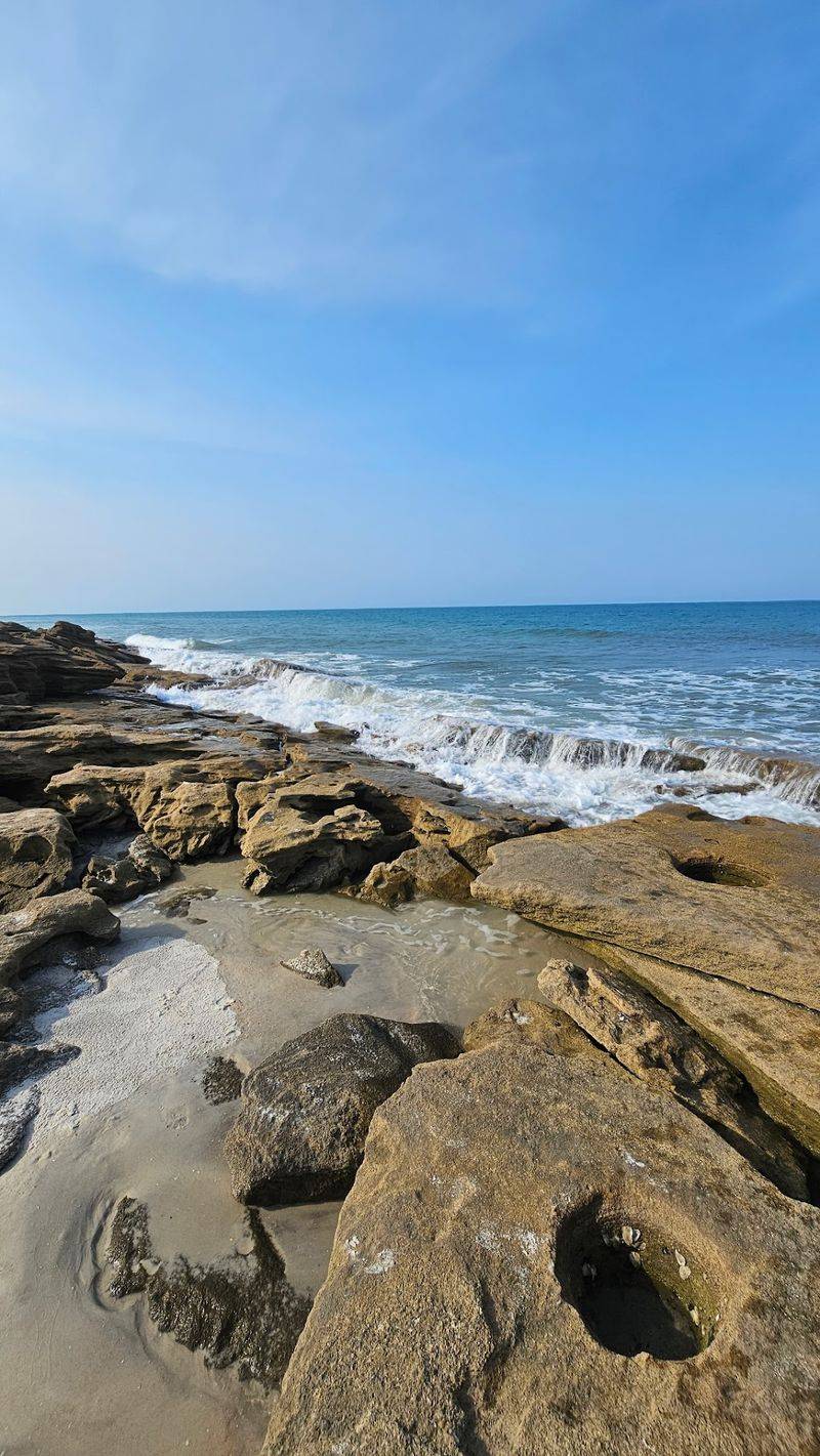 The Coquina Rock Beach