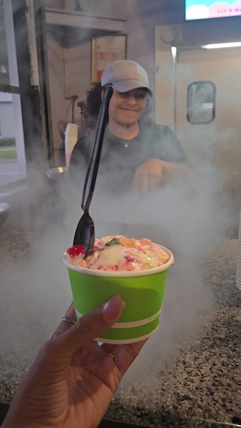 Liquid Nitrogen Ice Cream That's Made Fresh Every Single Time