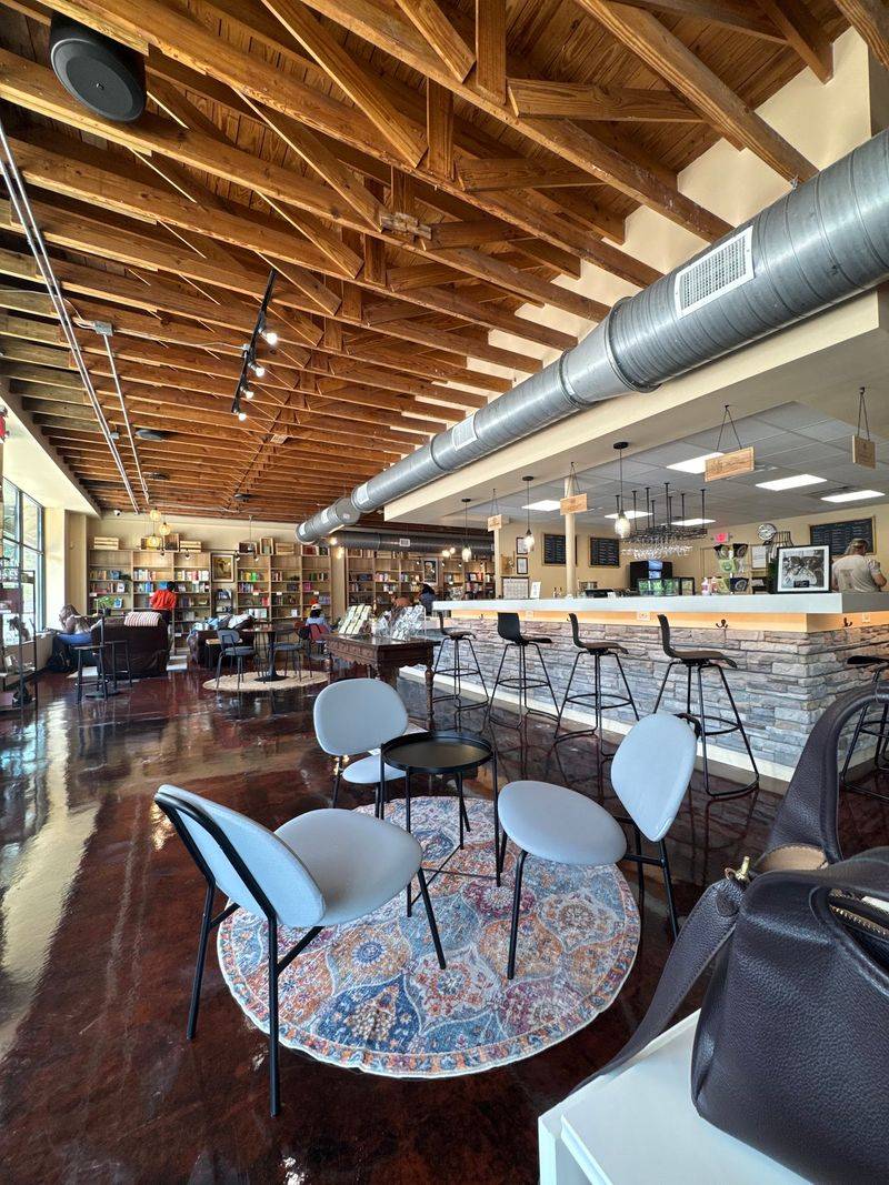 A Bookstore, Cafe, and Wine Spot in One