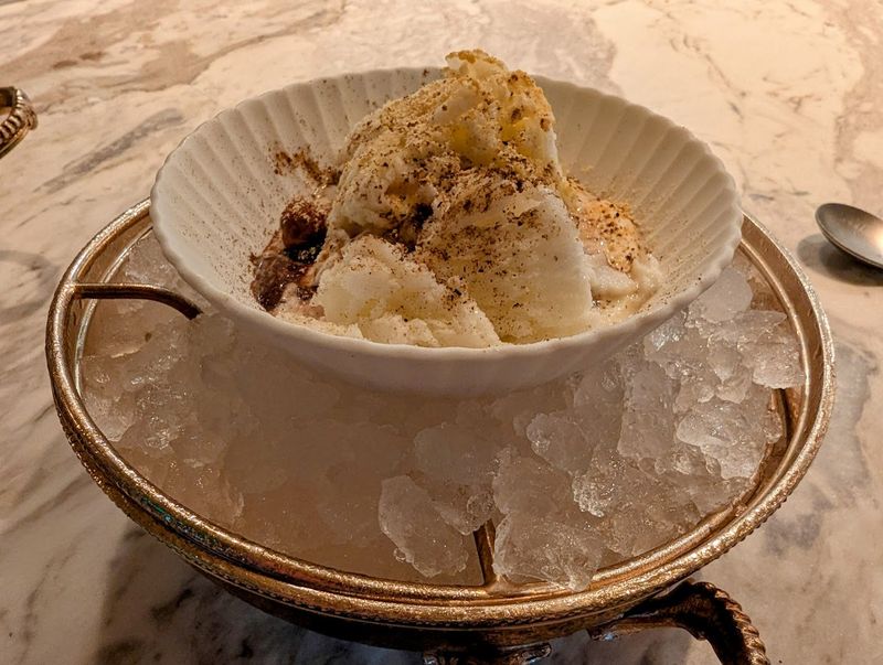 The Hazelnut Shaved Ice That Ends Every Meal Perfectly