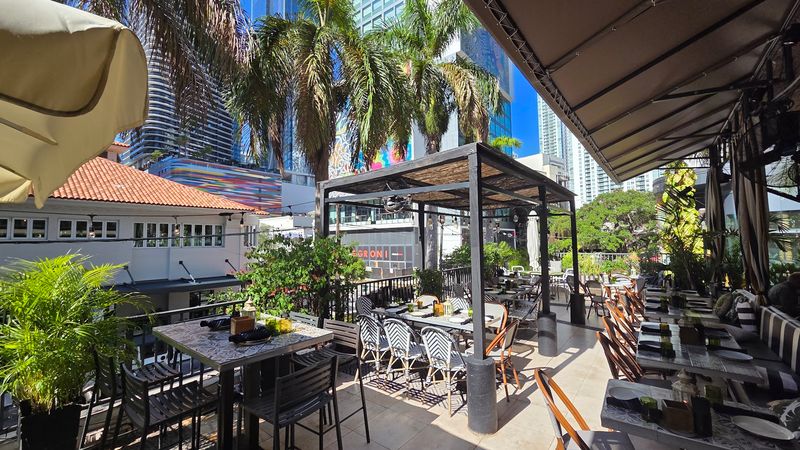 Rooftop Terrace With Brickell Skyline Energy