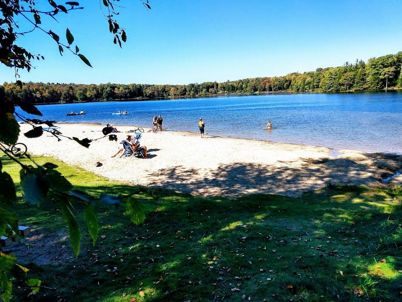 Pickerel Point Beach at Promised Land State Park, Greentown Area