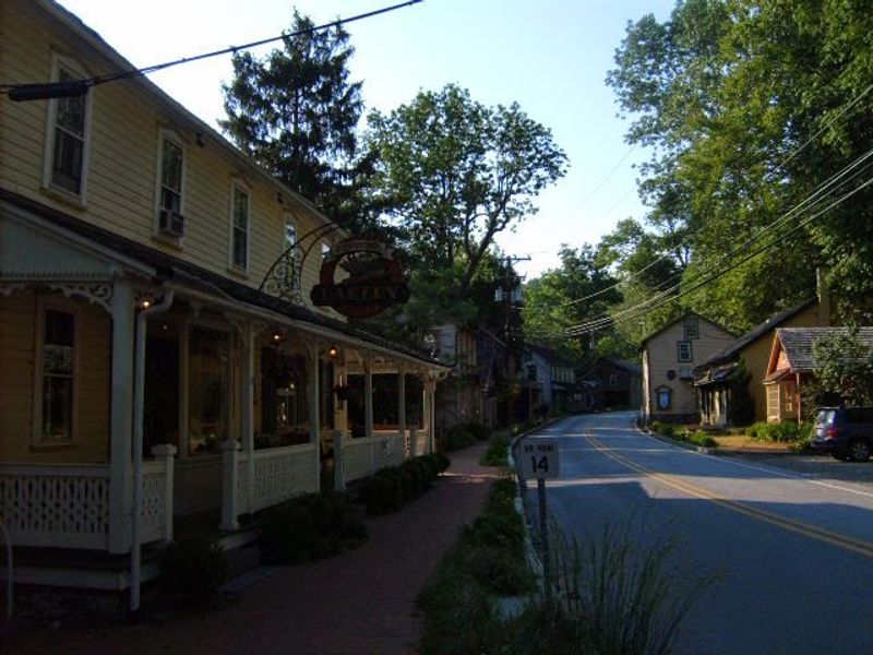 Creekside Main Street Along French Creek