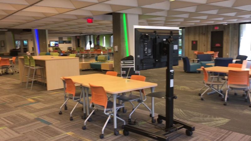 Study Rooms and Collaborative Spaces Across Multiple Floors