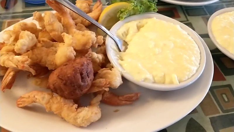 Hush Puppies and Cheesy Grits