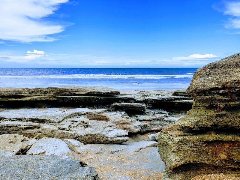 The Coquina Rock Beach That Feels Like Another World