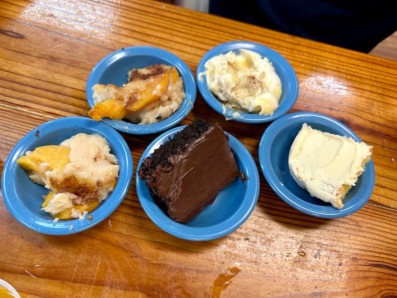 Banana Pudding and Peach Cobbler