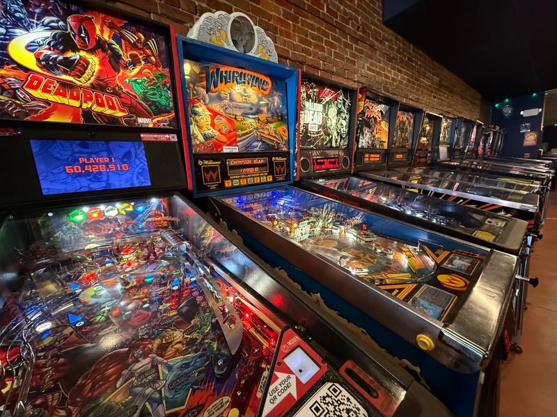 Massive Collection of Classic Pinball Machines