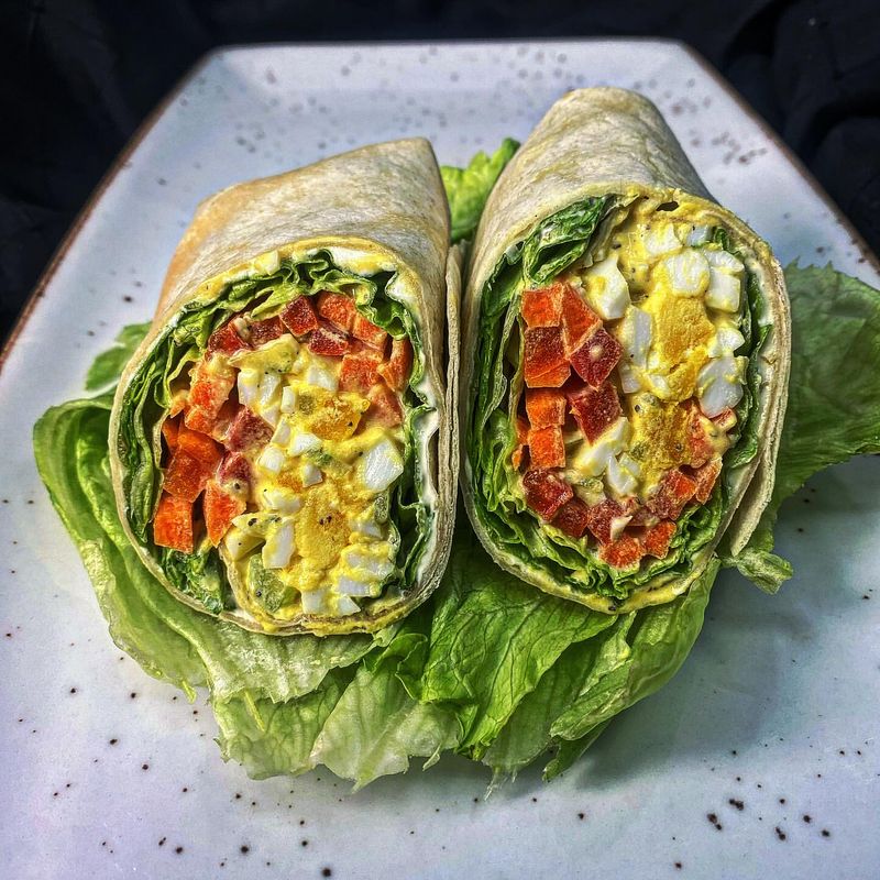 Egg Salad Lettuce Wraps