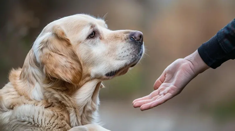 Use calm body language