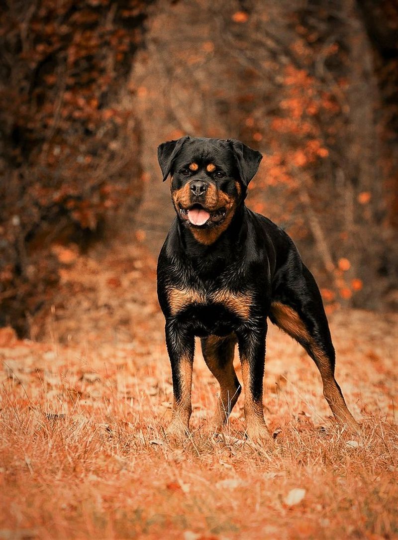 That dog doing absolutely nothing in the corner? It may be watching everything 4 Rottweiler